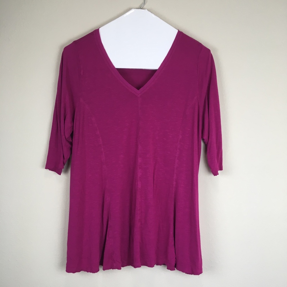 Lane Bryant fuchsia tunic Size 26
